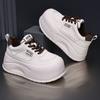 Thick sole heightening spring and autumn muffin board shoes casual sports bread shoes velvet