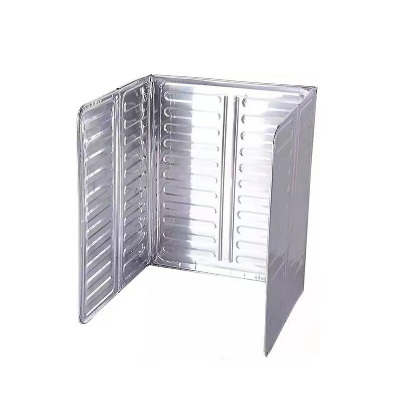 Piastra deflettrice pieghevole in alluminio per fornelli a gas da cucina, padella portatile, protezione anti-spruzzi d'olio, accessori da cucina per la casa