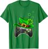 Irish Video Game Controller St Patrick Day Gamer Love Unisex T-Shirt