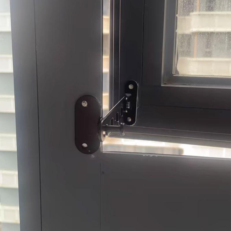 Window Restrictor Latches Adjustable Window Limiters Carbon Steel Window Lock Hardware for Home Office Easy To Install