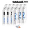 PALO 20-40pcs 10440 Battery 380mAh Top Button 3.7V 10440 Rechargeable Lithium Battery AAA 3A Rechargeble Li-ion Batteries