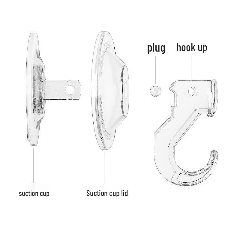 Vakuový samolepicí přísavný háček - Bez vrtání, Beze stop, Silná přilnavost pro stěny koupelny a kuchyně