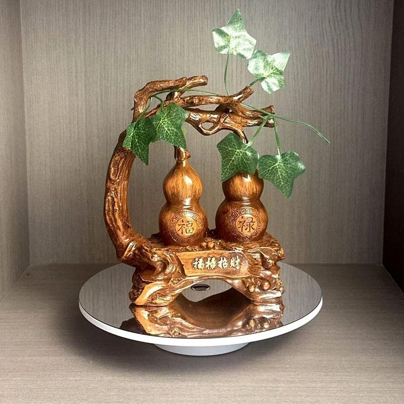 Chinesische Reichtum anziehen Kürbis Fengshui Harz Ornamente Zuhause Wohnzimmer Glücksbringende Dekorationsartikel Büro Schreibtisch Maskottchen Zubehör Kunst