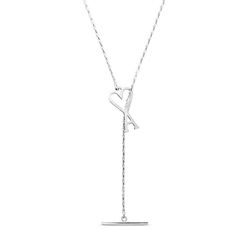 

AMI AMI Necklace De Coeur Heart Chain UJW916 361 900 UJW916 361 900