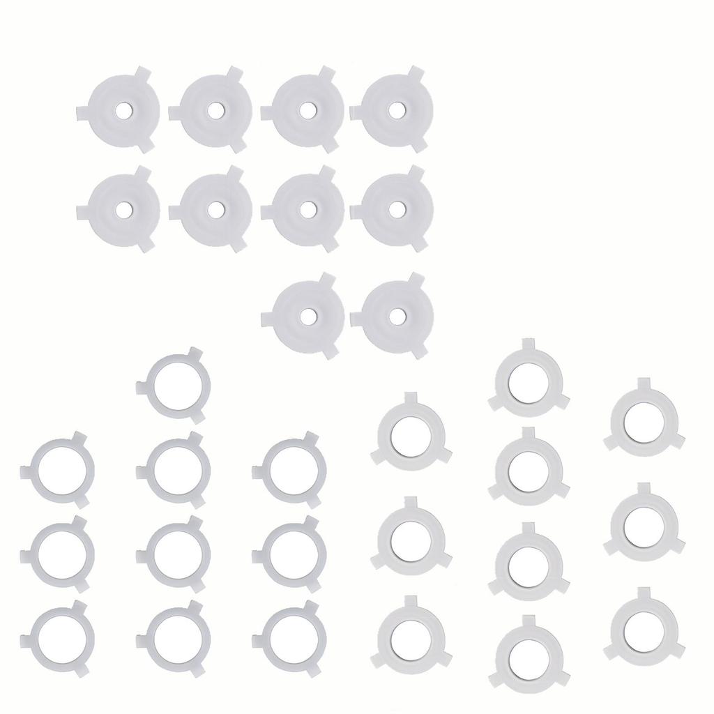 10 Adapterringe für Lampenschirme, Reduzierringe, Konverter, Zubehör Lampenschirme Aus