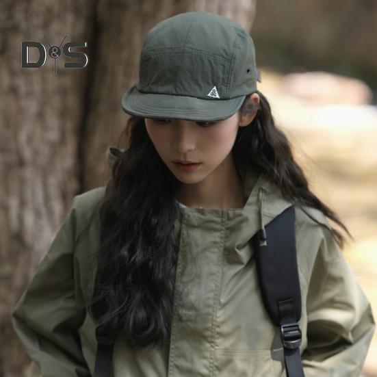 Unisex kšiltovka s krátkým okrajem nastavitelný otvor v culíku ochrana proti slunci Anti-UV kopule Hip Hop Street Dance Cap Rybářská cestovní čepice