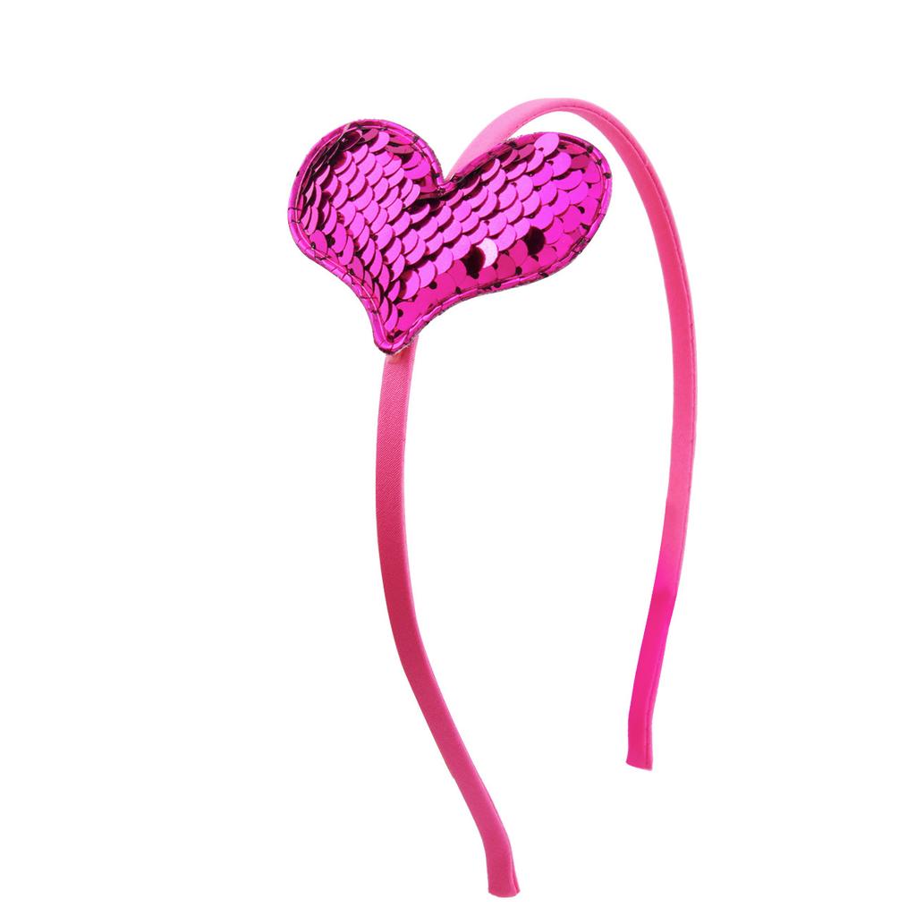 Bentiță Inimă pentru Fete Culoare Bomboană Paiete Bandă de Păr Crăciun Zi de Naștere Cadou Festival Set Accesorii Păr