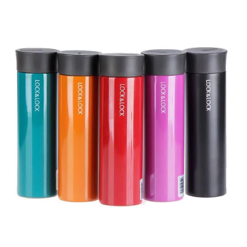 Lock&Lock LHC4019 304 Stainless Steel Insulated Tea Mug with Infuser