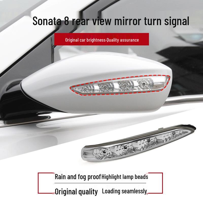 

Hyundai Sonata 8 Зеркало заднего вида с указателем поворота и катафотом 2010-2015 Sonata 8 - Driver s Side