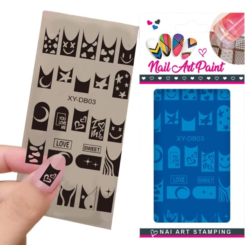 

Professional Tools Stainless Steel Nail Stamp Plate DIY Nail Craft for Home and Studio Use 1