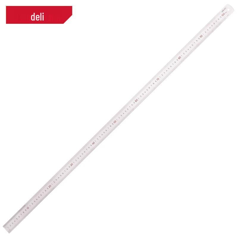 Deli 100cm Steel Straight Ruler