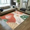 Abstract Art Indoor Carpet Nordic Style Plants Flowers Living Room Bedroom Carpet Entrance Anti Slip Door Mat for The Foyer