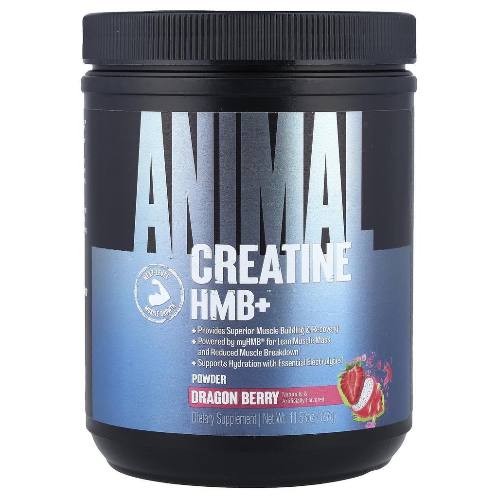 Animal, Creatine HMB+™ Powder, Dragon Berry, 327 g (11.53 oz)
