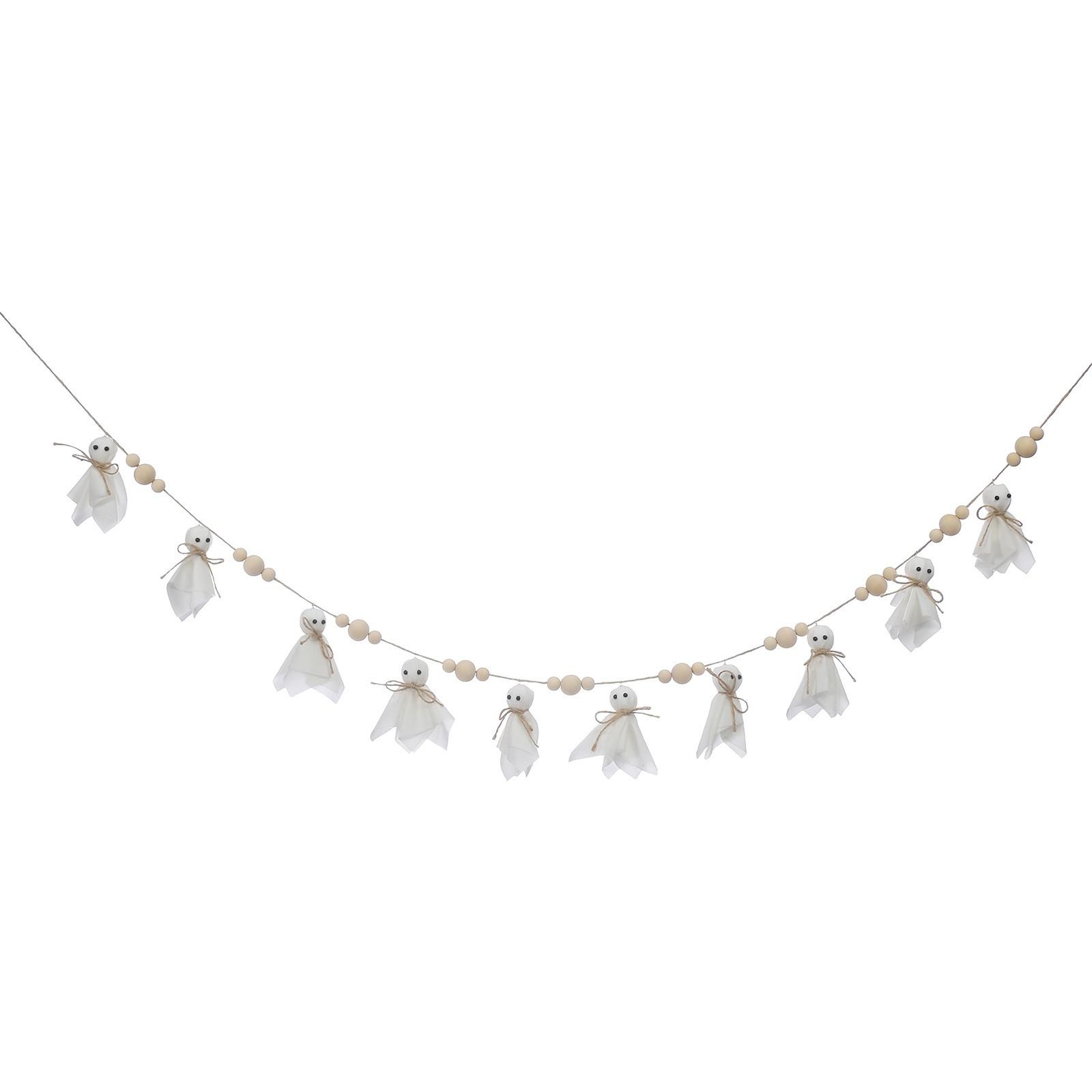 

2,1 м Подвесной Хэллоуин Милый Подвесной Шнур Внутренние и Наружные Украшения для Вечеринки One Size белый