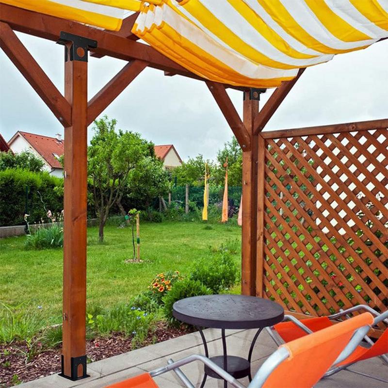 Verstellbare Pergola-Winkel 3-Wege-Verlängerung T-Winkel Verstellbar Verstellbar 2 Stück Pergola-Winkel Für Außen-Gartenstrukturen