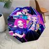 Superhero Kpop Friends Umbrella Folding Umbrella, Automatic Umbrella 8-Frame for Travel, Camping Use Gift for Halloween Christmas