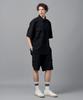 COMSPACE1980 Elastic Side Pocket Shorts_Black