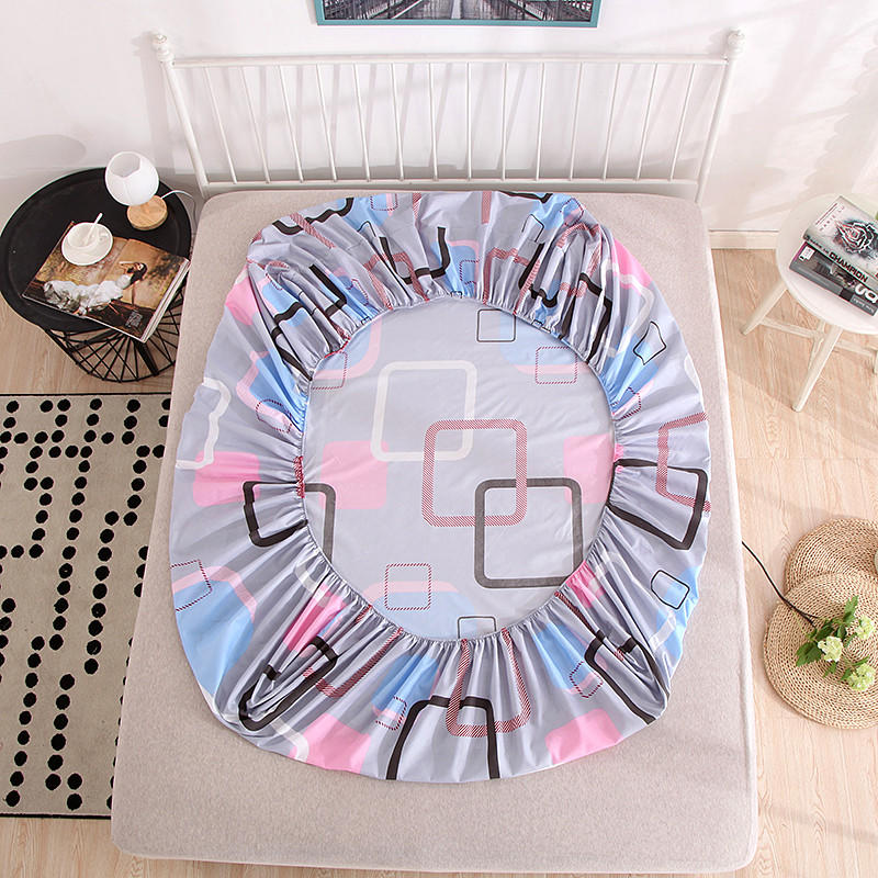 Drap-housse de matelas avec drap-housse élastique tout autour, antidérapant, anti-poussière(Sans taie d'oreiller)