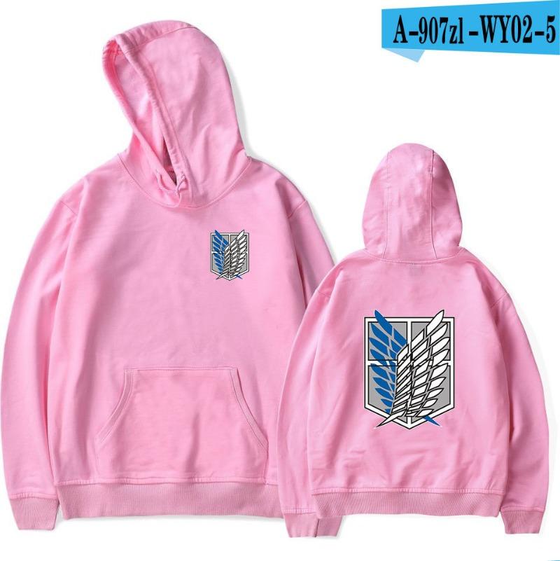 Attack on Titan Survey Corps Mikasa Ackerman Allen Wings of Freedom  Anime Peripheral Outerwear Autumn Winter Hoodie Sweatshirt