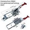 Self-locking 304 Stainless Steel Fixture Lock Buckle Box Buckle Clamp Tool for Quick Press Door Bolt