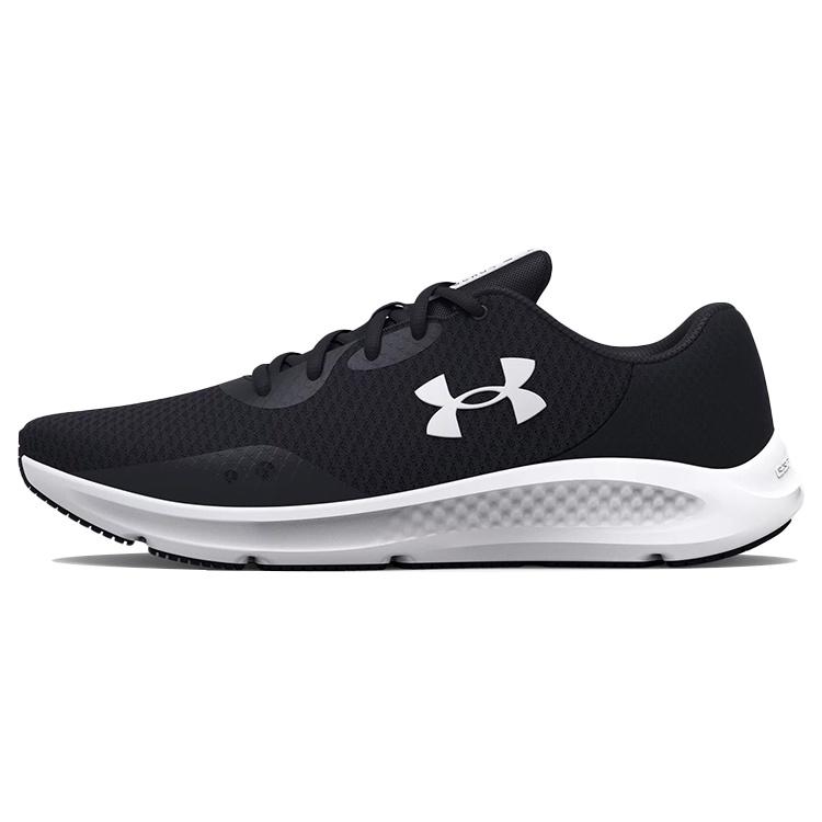 (WMNS) Under Armour Charged Pursuit 3 Black White Women s 3024889-001 EU 36