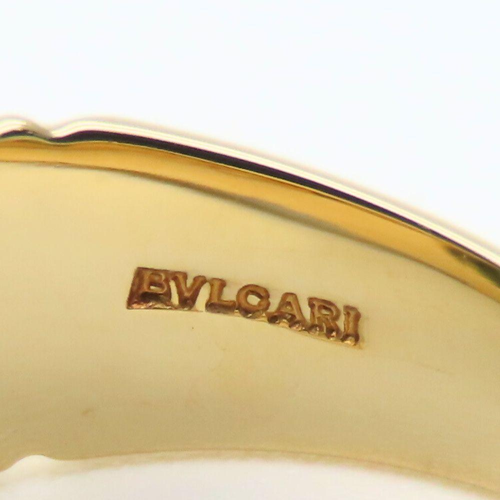 Used BVLGARI Ring EU#49.5 K18 yellow gold 8.5g Yellow Gold green jewelry