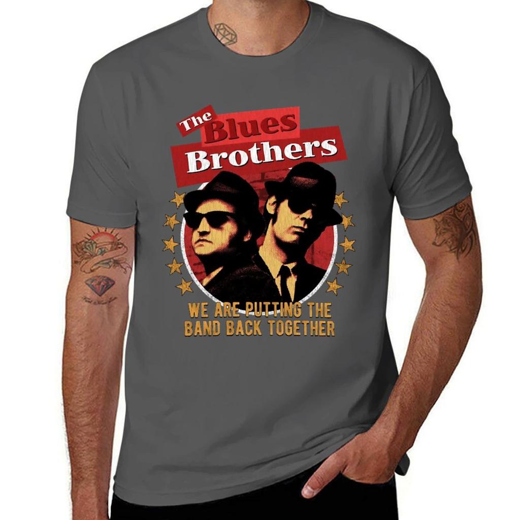 Die Blues-Filmbrüder (12) T-Shirt Basic Tägliches Outfit Kurzarm T-Shirt