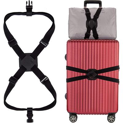 Travel Luggage Packing Strap with 8-shaped Safety Fixed Suitcase, Anti Drop Elastic Elastic Rope Binding Strap and Fixing Strap