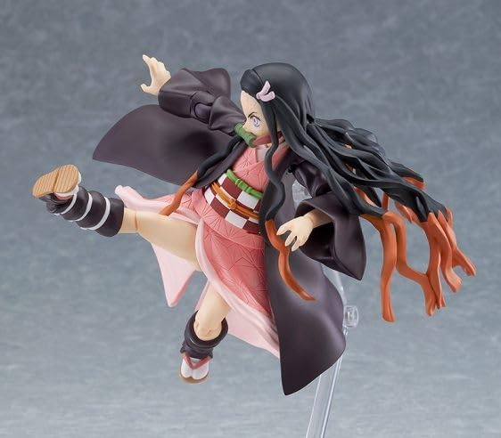 Max Factory Figma Demon Kimetsu No Yaiba Nezuko Kamado Painted Movable Figure Slayer Non-scale ABS&PVC
