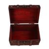 Antique Design Treasure Chest Vintage Trunk Containers Wooden Treasure Box  Sundries