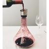 Crystal Glass Red Wine Decanter 2.2L (74.4 Oz) with 304 Stainless Steel Spout, Rapid Aeration, Enhance Wine Flavor
