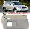 Car Left Right Replace Sun Visor Block Shade For Toyota RAV4 2006-2013 74320-42501-B2 74320-42501-A1 Driver Grey Beige