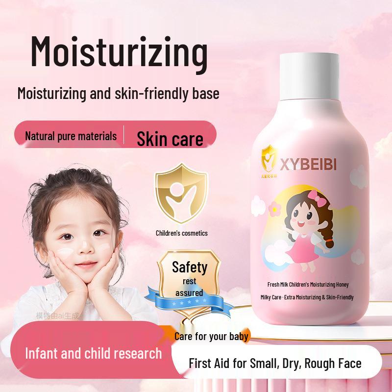 Fresh Milk Kids Moisturizing Lotion: Gentle, Hydrating, Non-Greasy Body Lotion for Autumn & Winter