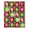 6cm Weihnachtskugeln 20er Set Galvanisierte Kunststoffkugeln Weihnachtsbaum Hängedekorationen