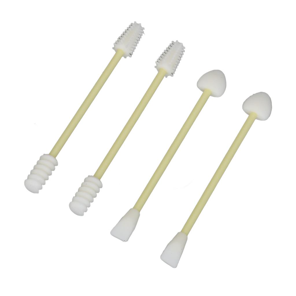 4ks silikonové vatové tampony Opakovaně použitelné tampóny na líčení vatové tyčinky s dvojitým hrotem do uší Baby Beauty Cosm