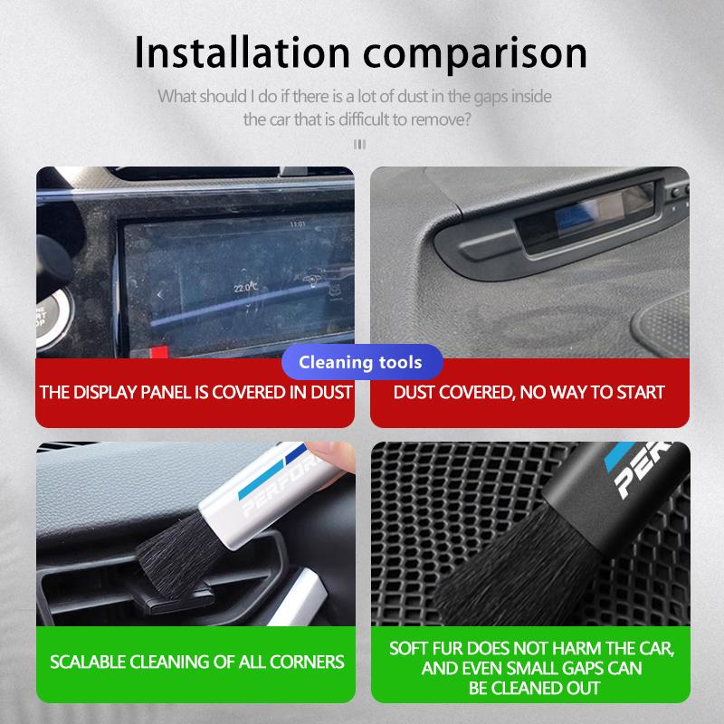 Car Cleaning Brush Detailing Dashboard Air Outlet Wheel Brush For BMW M3 M5 X3 E93 F10 F20 F30 F40 F15 F25 F26 F31 F49 F86 GP8