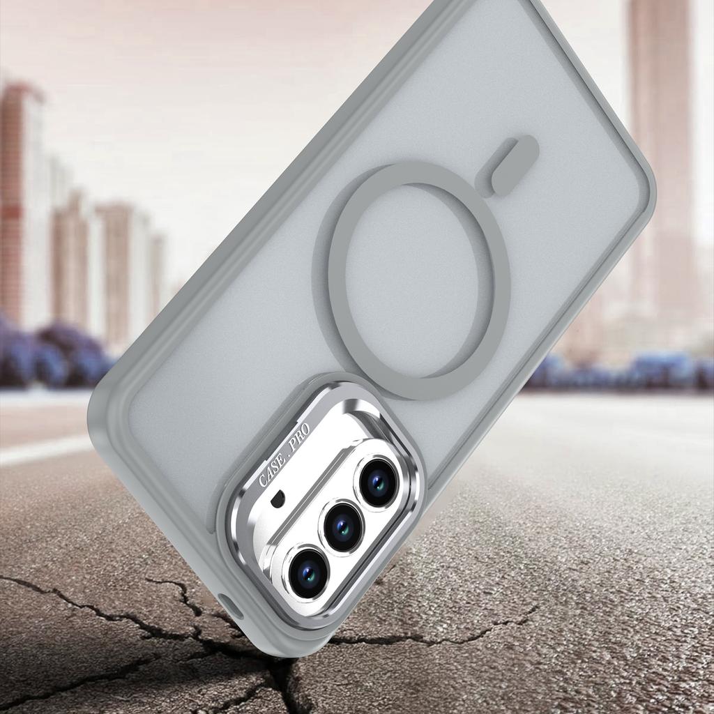 Magnetic Case For Samsung Galaxy A26 5G / A17 5G / A17 4G / A16 5G / A16 4G Foldable Kickstand Matte PC + TPU Phone Cover