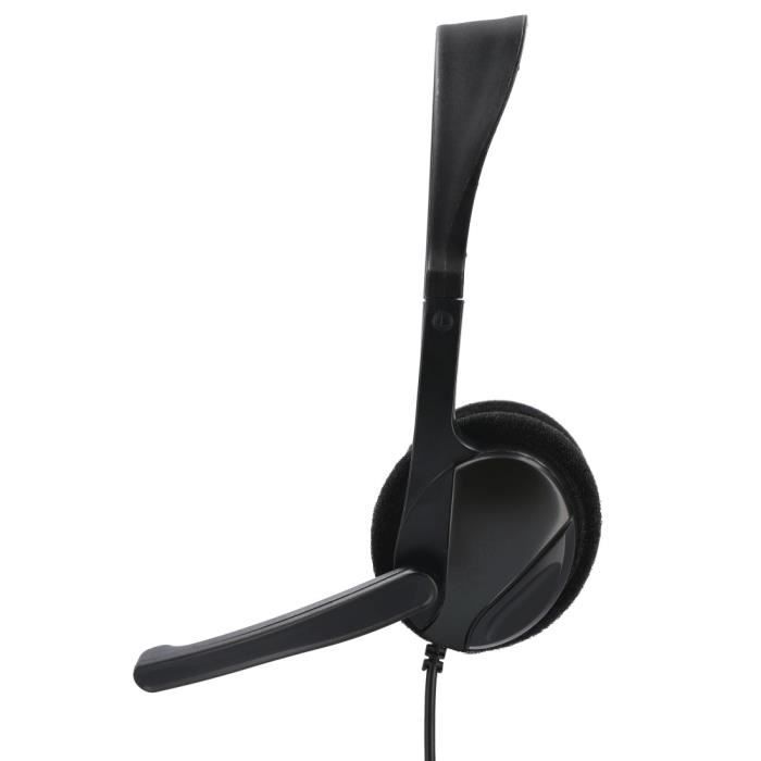 Căști cu microfon - HAMA - PC stereo - Negru - Telemuncă - Confortabil