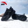 Anta Life Collection Textile, Synthetic Leather Waterproof And Warm Low top Casual Shoes Men's Black 912348981-1