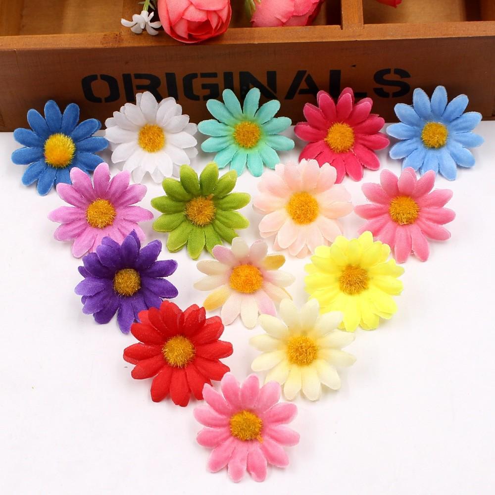4cm Two-Layer Daisy Sunflower Simulation Flower Head