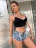 High Waist Plus Size Sexy Stretch Denim Shorts for Women