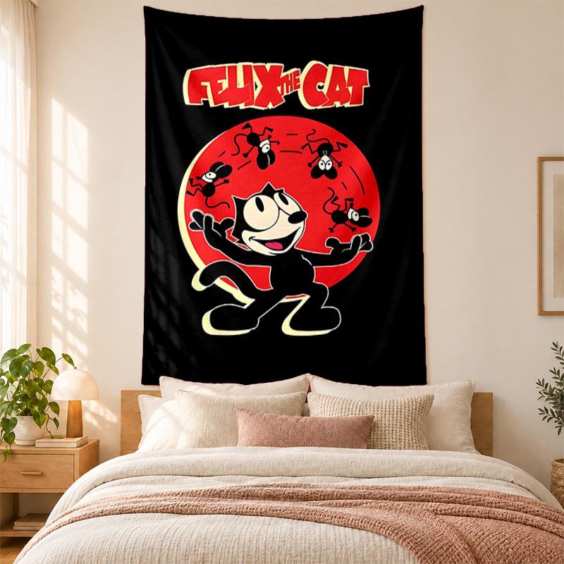 Felix the Cat Tapestry Highquality for Decorating Living Room Bedroom Dorm Walls Ideal As Bedroom Wallart Orholiday Gift