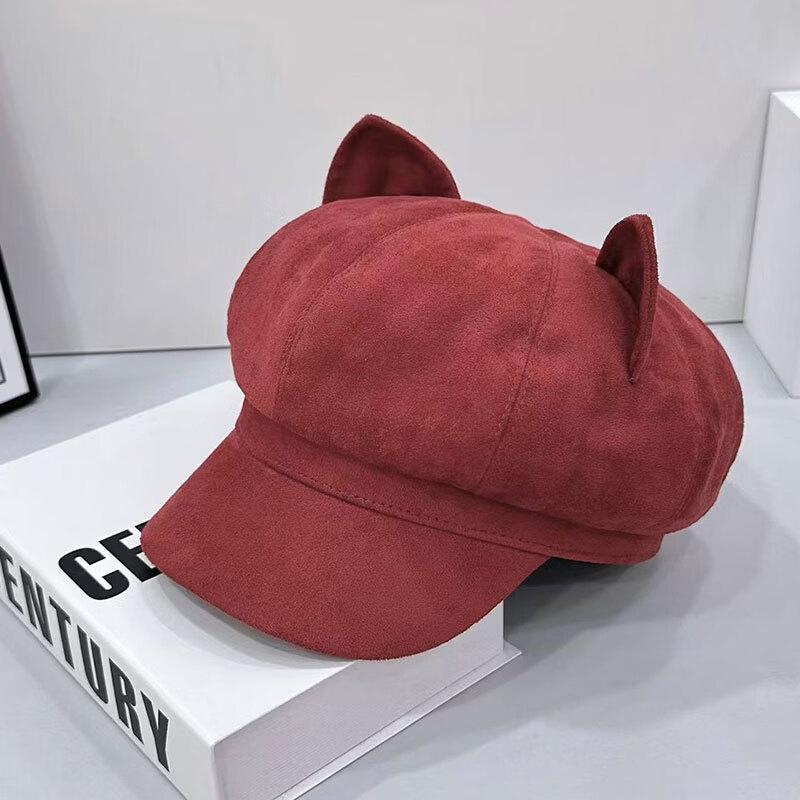 

Women s Autumn Winter Beret Newsboy Hat