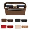 Borsa con Inserti in Feltro Multitasche Borsa Organizer Grande Capacità con Cerniera Borsa Interna per LV Speedy25/30/35/Gentlewoman