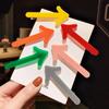 5pcs Simple and Creative Fun Arrow Hair Clip, Edge Clip Headband, Candy Color One Character Clip Hair Clip, Hair Accessoires