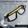 Safety Multifunctional Headlamp 5 Modes Outdoor Cycling Headlights Portable Eyeglass Lamp Fishing