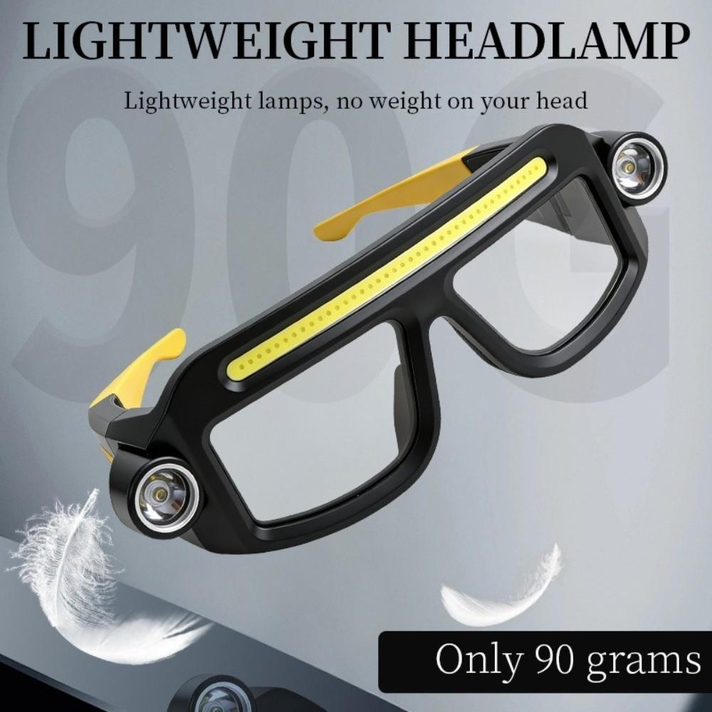 Safety Multifunctional Headlamp 5 Modes Outdoor Cycling Headlights Portable Eyeglass Lamp Fishing