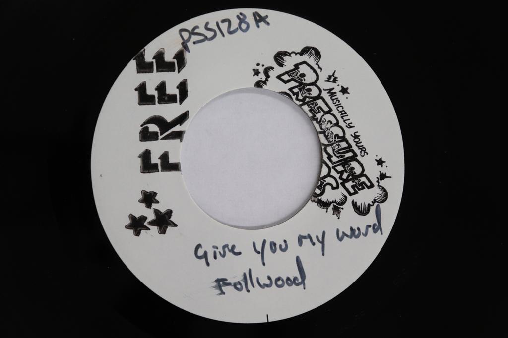 7inch Record PHILLIP FULLWOOD - I Gave You My Word / Word Version PSS128 NOT ON LABEL/ P 2018 UK Reggae, Ska & Dub Used