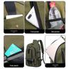 Men's Large Capacity Wear-Resistant Canvas Tool Backpack for Construction and Travel