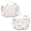 Women Cute Shoulder Bag Large Capacity Baby Diaper Crossbody Bag Adjustable Strap Cartoon Baby Nappy Bag Ladies Travel Handbag
